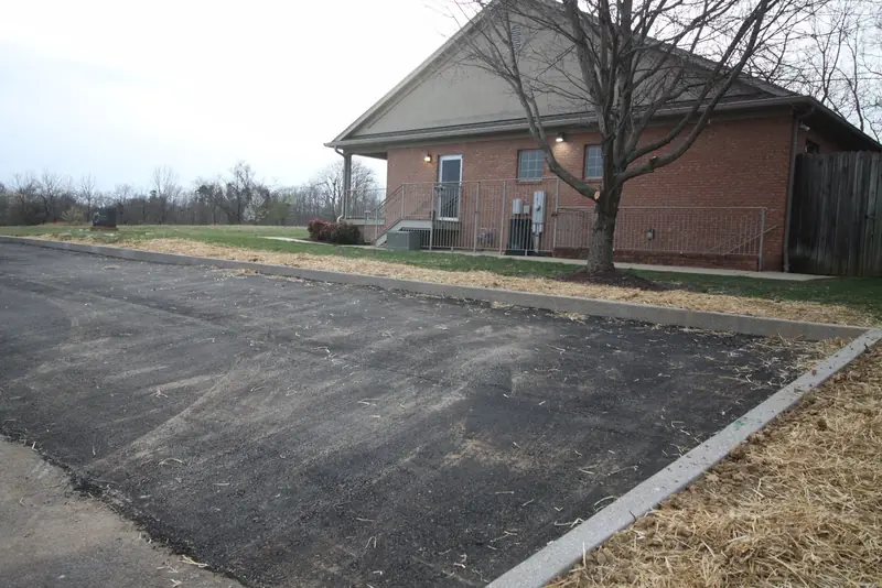New asphalt pavement