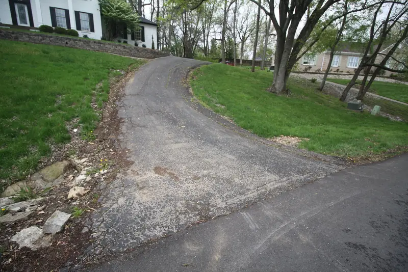 Asphalt driveway